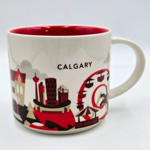 Starbucks Calgary You Are Here Series Mug Cup Coffee 2017 Alberta Canada Read - Picture 8 of 10